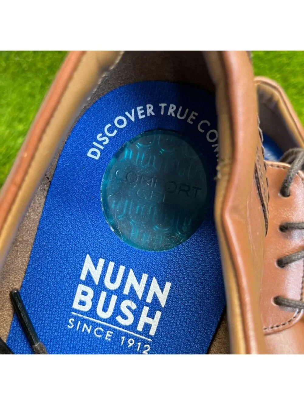 Nunn Bush Westfield Mens Size 10 Brown Casual Classic Cap Toe Oxford Dress Shoes
